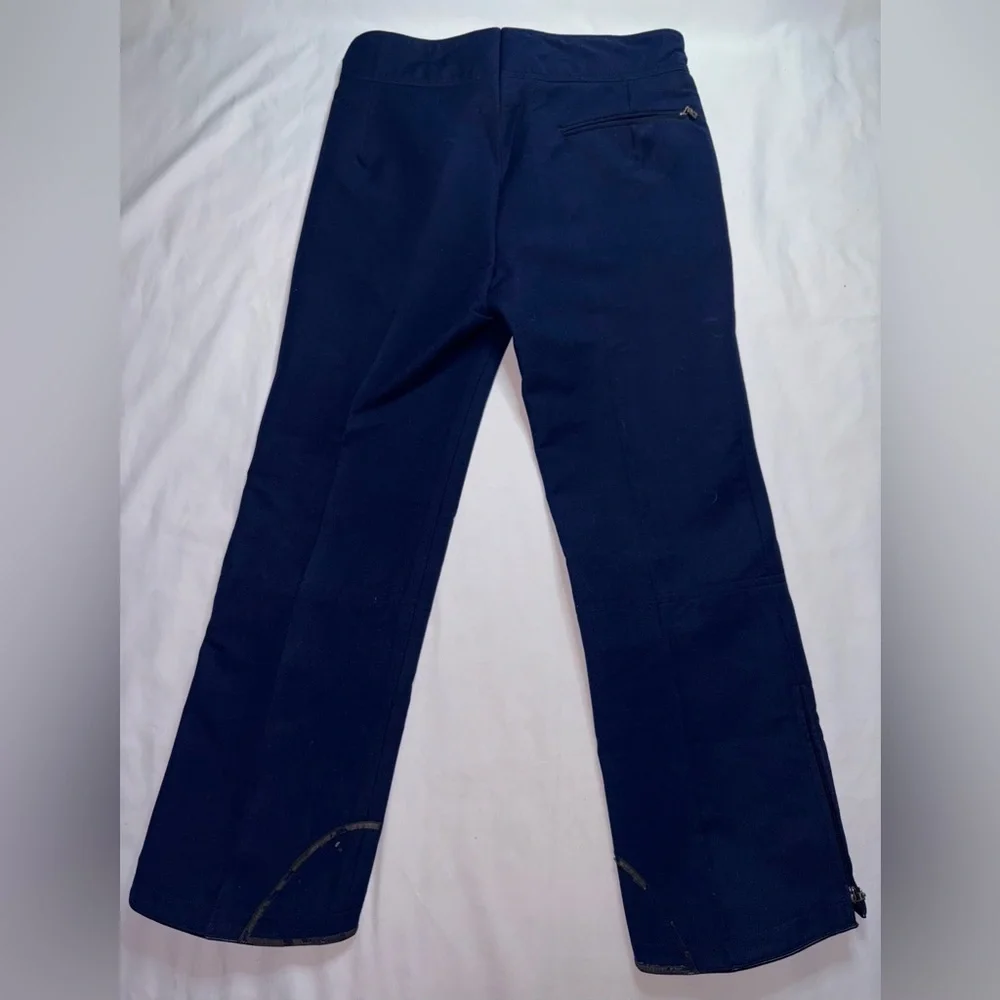 Bogner Men’s Size 35 Navy Blue Leg Side Zip Winter Ski Pants